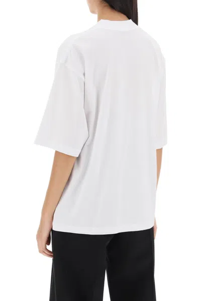 Shop Marni White T-shirt With Logo In Organic Cotton
