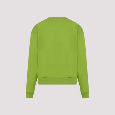Shop Marni Green Cotton Sweatshirt For Men