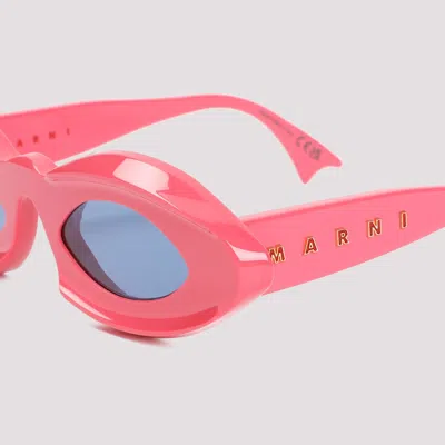 Shop Marni Pink And Purple Sunglasses For Women