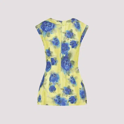 Shop Marni Yellow Polyester Top For Women