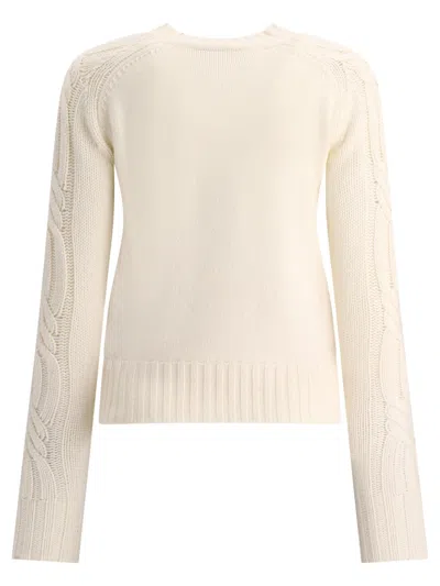 Shop Max Mara "berlina" Cashmere Sweater In White