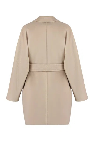 Shop Max Mara Women's Beige Wool And Cashmere Jacket For Ss24 Season In Tan