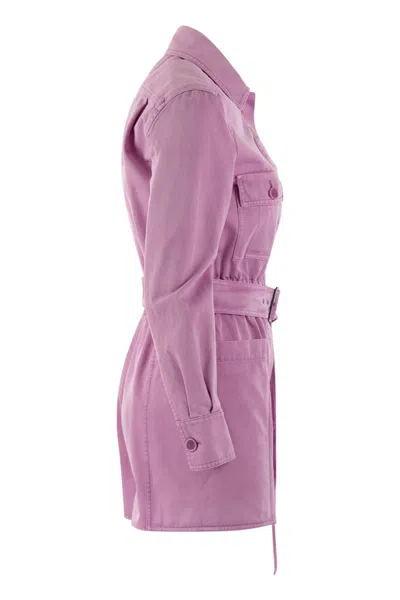 Shop Max Mara Feminine Peony Short Jumpsuit For Women In Pink