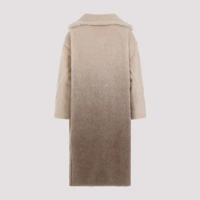 Shop Max Mara Nude & Neutral Degrade Alpaca, Virgin Wool & Silk Jacket For Women In Beige