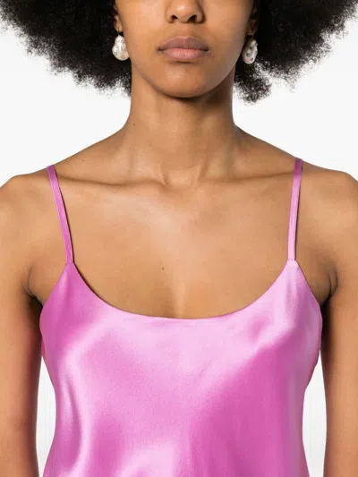 Shop Max Mara Pink Silk Top For Women