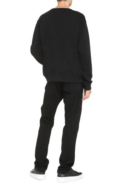 Shop Gucci Men's ' Love' Printed Sweatshirt In Black
