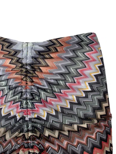 Shop Missoni Colorful Zigzag Midi Skirt For Women In Multicolor