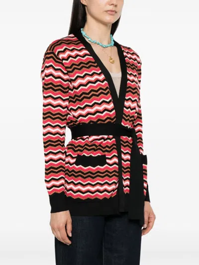 Shop Missoni Women's Zigzag Pattern Cardigan In Multicolour