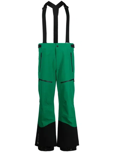 Shop Moncler Green Ski Trousers For Men
