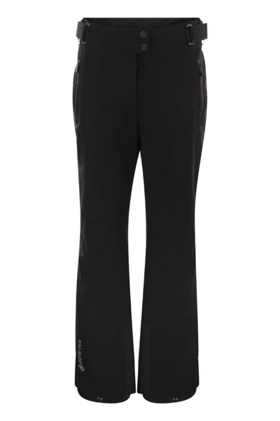 Shop Moncler Women's Gore-tex Ski Trousers For Alpine Skiing In Black