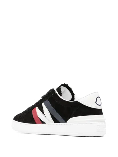 Shop Moncler Men's Tricolour M Black Sneakers For Ss24 In P90