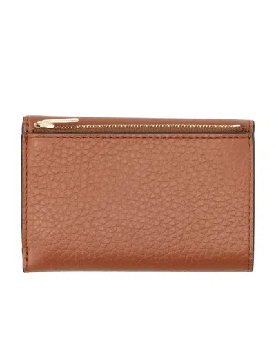 Shop Mulberry Chestnut Leather Multi-card Wallet For Women In Brown
