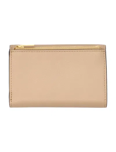 Shop Mulberry Leather Multi-card Wallet With Brass Hardware And Postman's Lock Closure In Maple