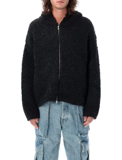 Shop Nahmias Men's Black Miracle Academy Fur Hooded Jacket