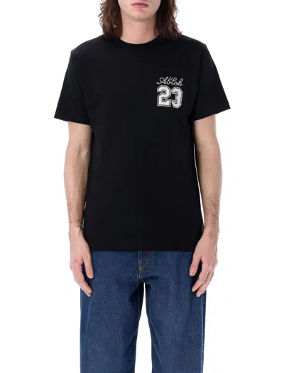 Shop Off-white 23 Logo T-shirt In Black For Men