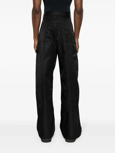 Shop Off-white Men's Black Nylon Carpenter Trousers