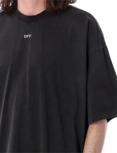 Shop Off-white S. Matthew Over T-shirt For Men In Black_grey