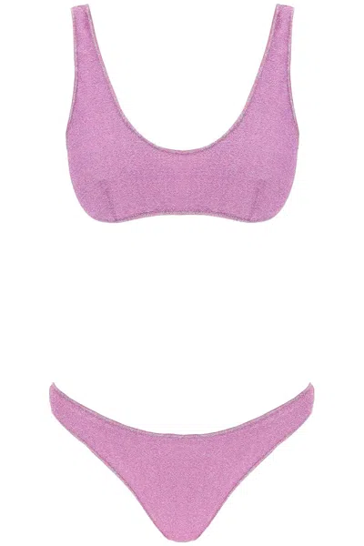Shop Oseree Sporty Bikini Set In Luminous Viola For Women Ss24