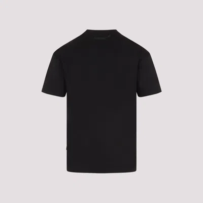 Shop Palm Angels Men's Monogram Studded Classic T-shirt In Black For Ss24