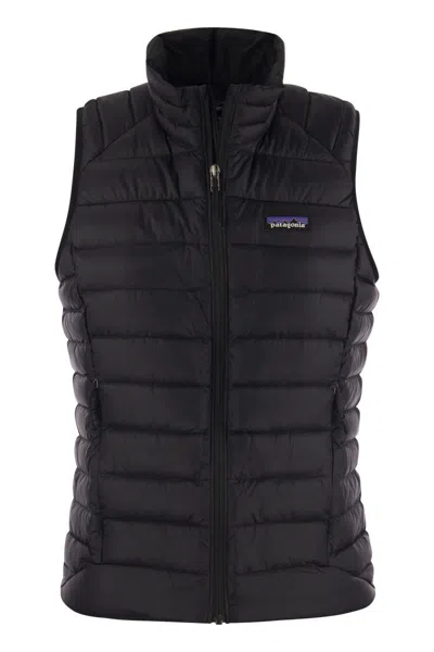 Shop Patagonia Black Puffer Vest For Women