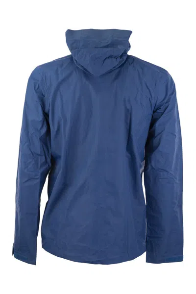 Shop Patagonia Men's Blue Rain Jacket For Ss24
