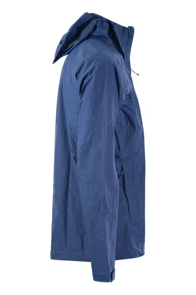 Shop Patagonia Men's Blue Rain Jacket For Ss24