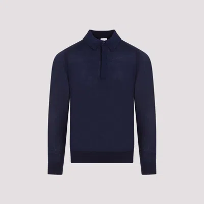 Shop Paul Smith Blue Merino Wool Sweater For Men