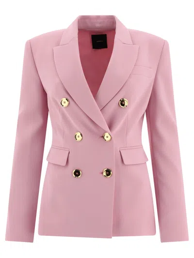 Shop Pinko Pink Tailored Blazer For Women