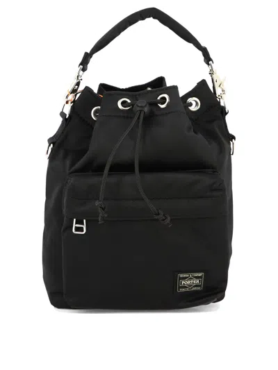 Shop Porter Yoshida "balloon Small" Shoulder Handbag In Black