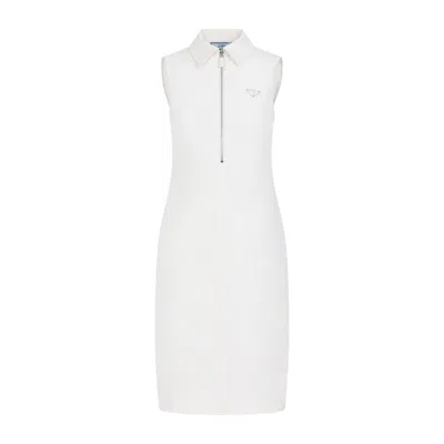 Shop Prada Elegant White Midi Dress For Women