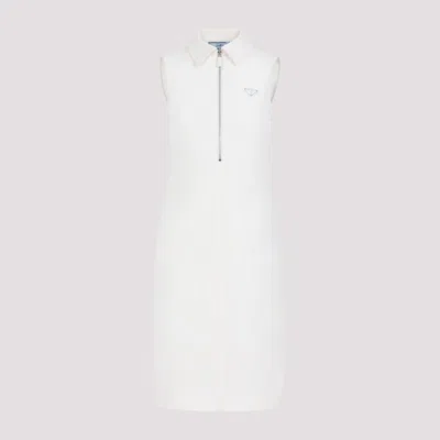 Shop Prada Elegant White Midi Dress For Women