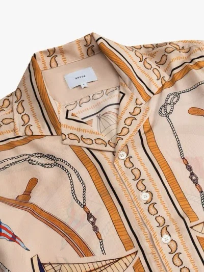Shop Rhude Men's Multi-color Silk Shirt For Ss24 Season