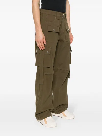 Shop Rhude Olive Twill Cargo Pants For Men