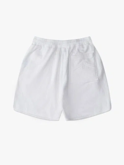 Shop Rhude Ss24 Men's White Towel Shorts