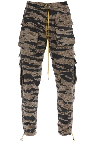 Shop Rhude Tiger Camo Cargo Pants For Men In Multicolor