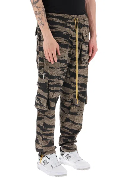 Shop Rhude Tiger Camo Cargo Pants For Men In Multicolor