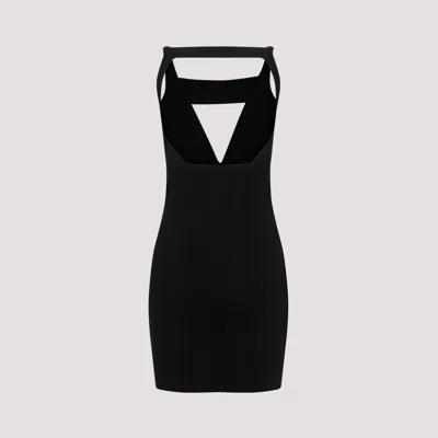 Rick Owens Knit Mini Dress Women In Black