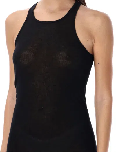 Shop Rick Owens Effortless Elegance: Black Tank Mini Dress For Women
