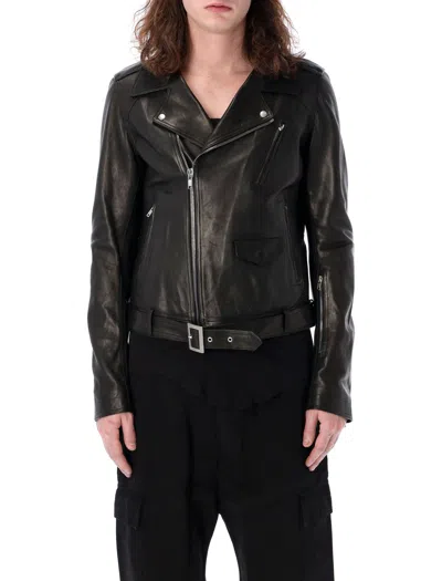 Shop Rick Owens Lukes Stooges Leather Jacket For Men In Black