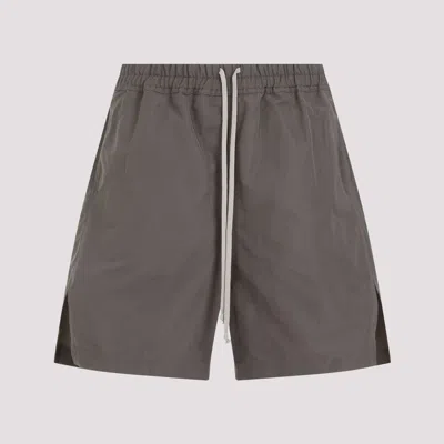Shop Rick Owens Men's Grey Nylon Boxer Shorts For Ss24