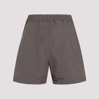 Shop Rick Owens Men's Grey Nylon Boxer Shorts For Ss24
