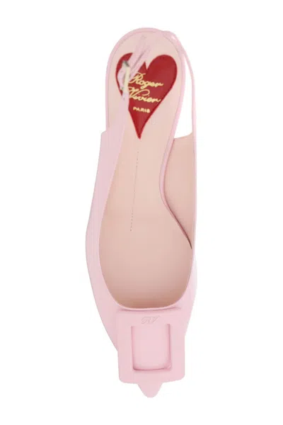 Shop Roger Vivier Elegant Pink Slingback Pumps For Women
