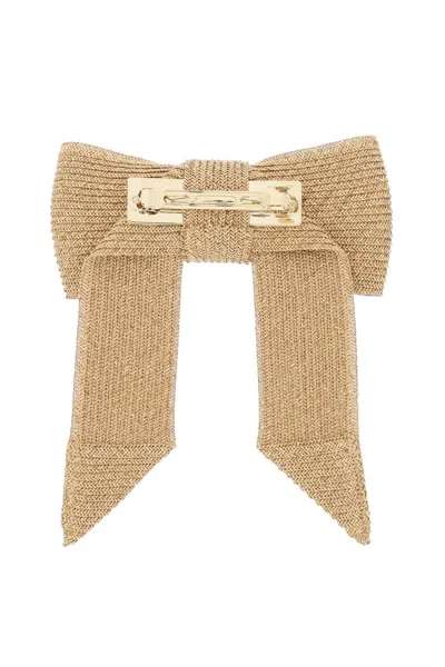 Shop Roger Vivier Elegant Hair Accessory With Iconic Buckle For Women In Beige
