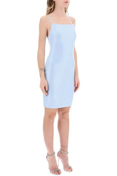 Shop Rotate Birger Christensen Sequined Slip Dress In Celeste For Women, Ss24 Collection In Aqua
