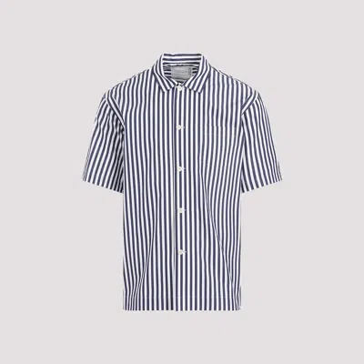 Shop Sacai Blue Casual Shirt For Men