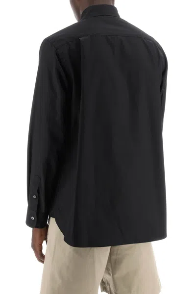 Shop Sacai Layered Poplin Effect Shirt For Men In Black