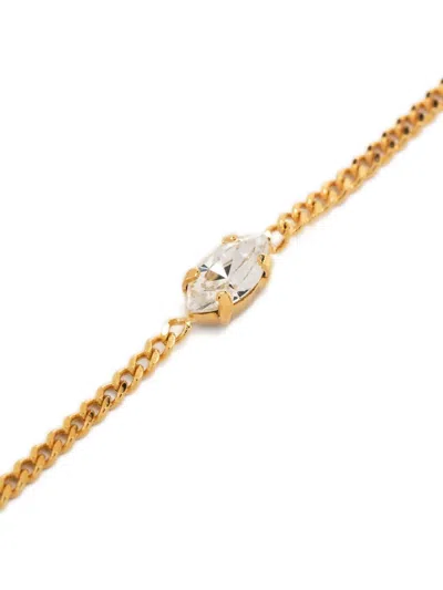 Shop Saint Laurent Gold Heart Charm Bracelet For Women In Orlaitonv