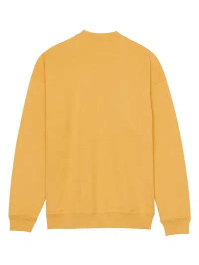 Shop Saint Laurent Mustard Yellow Cotton Sweater For Men