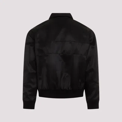 Shop Saint Laurent Teddy Full Zip Jacket In Black
