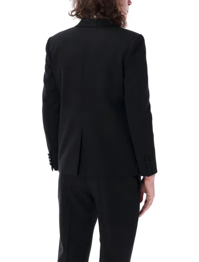 Shop Saint Laurent Sophisticated Black Wool Tuxedo Jacket For Men